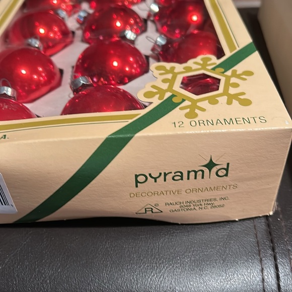 COPY - Festive Red Christmas Ornaments Set - Picture 3 of 5